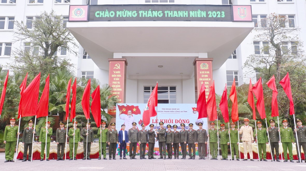 Đoàn Thanh niên Công an Nghệ An tổ chức Lễ Khởi động 