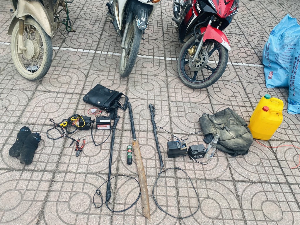 Tang vật bị thu giữ