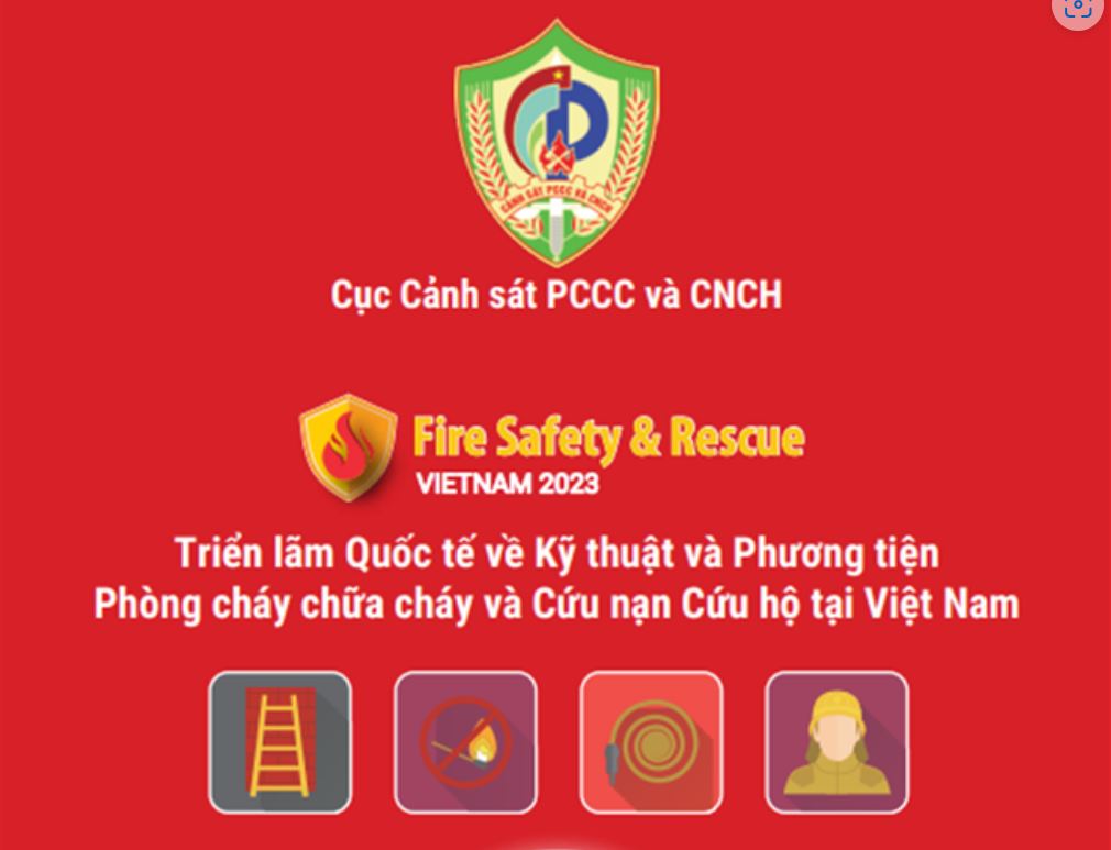 Triển lãm quốc tế về kỹ thuật và phương tiện PCCC & CNCH tại Việt Nam năm 2023