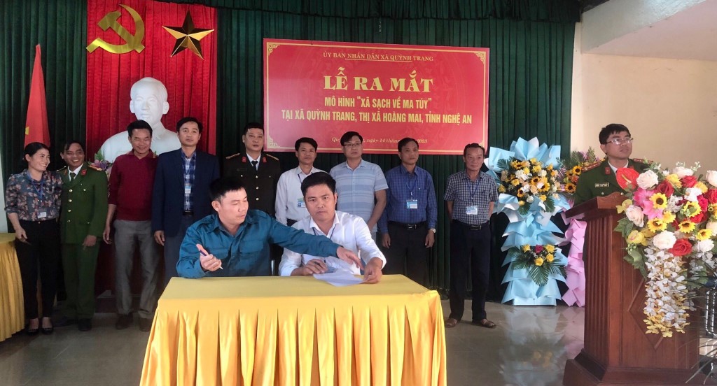 Xã Quỳnh Trang là một trong 3 phường, xã cuối cùng ra mắt mô hình 
