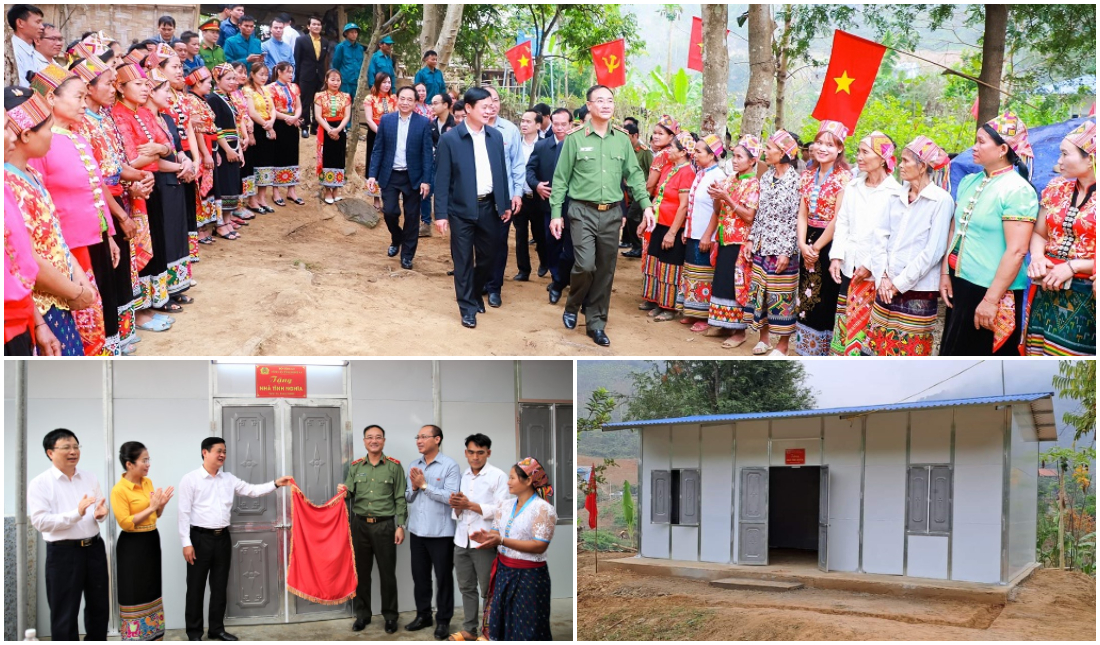 Công an Nghệ An tiên phong, xung kích thực hiện chủ trương vận động hỗ trợ, hỗ trợ xây dựng nhà cho người nghèo