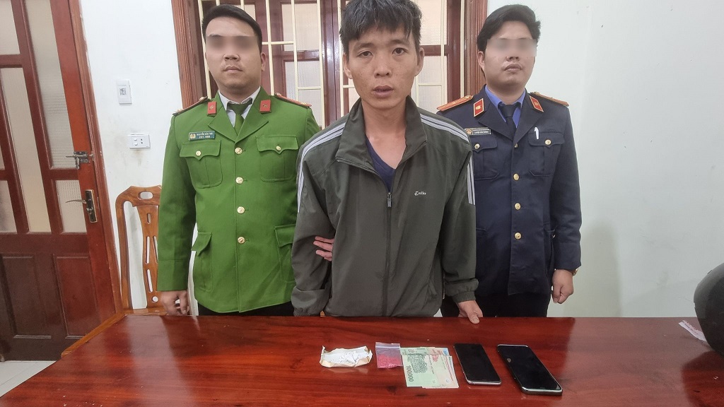 Đối tượng Thái Văn Thụ tại cơ quan Công an