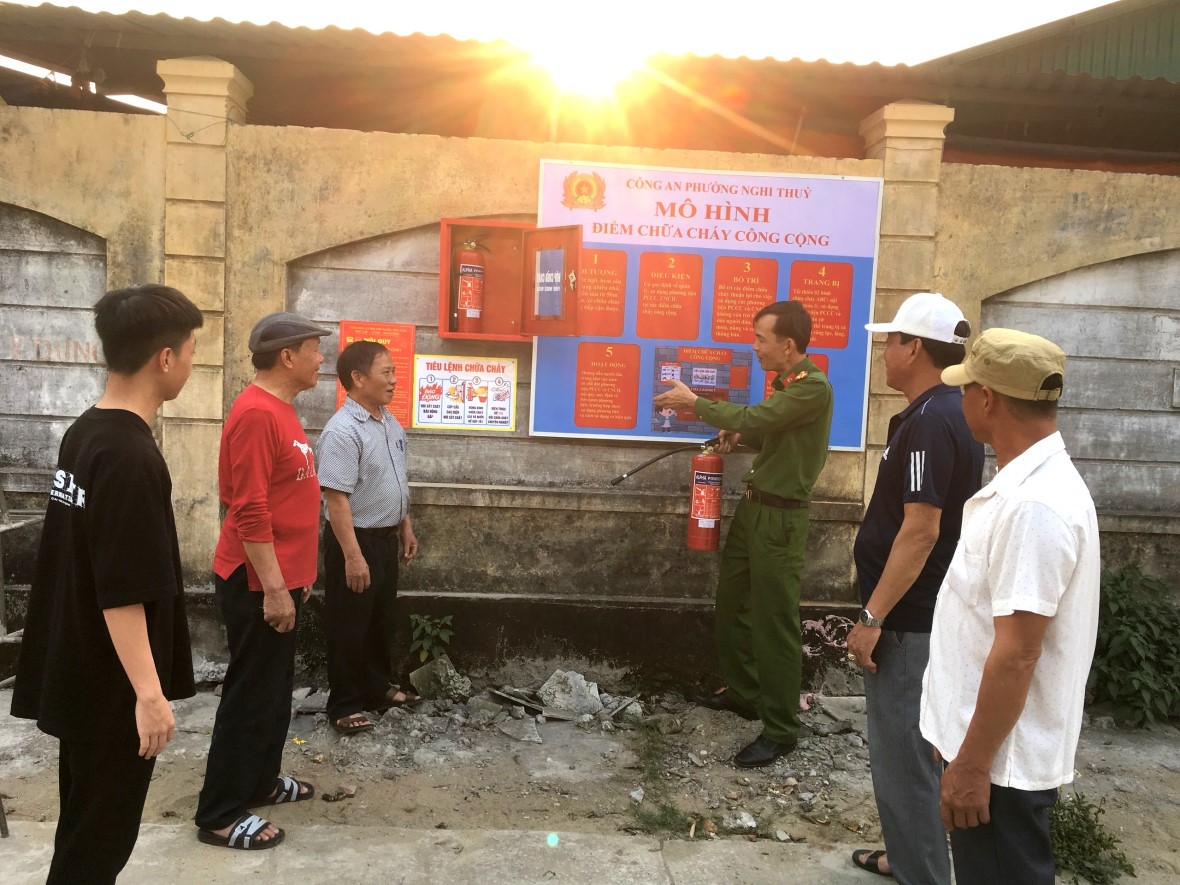 Tiếp tục nhân rộng mô hình Tổ liên gia an toàn PCCC, Điểm chữa cháy công cộng trên địa bàn toàn tỉnh