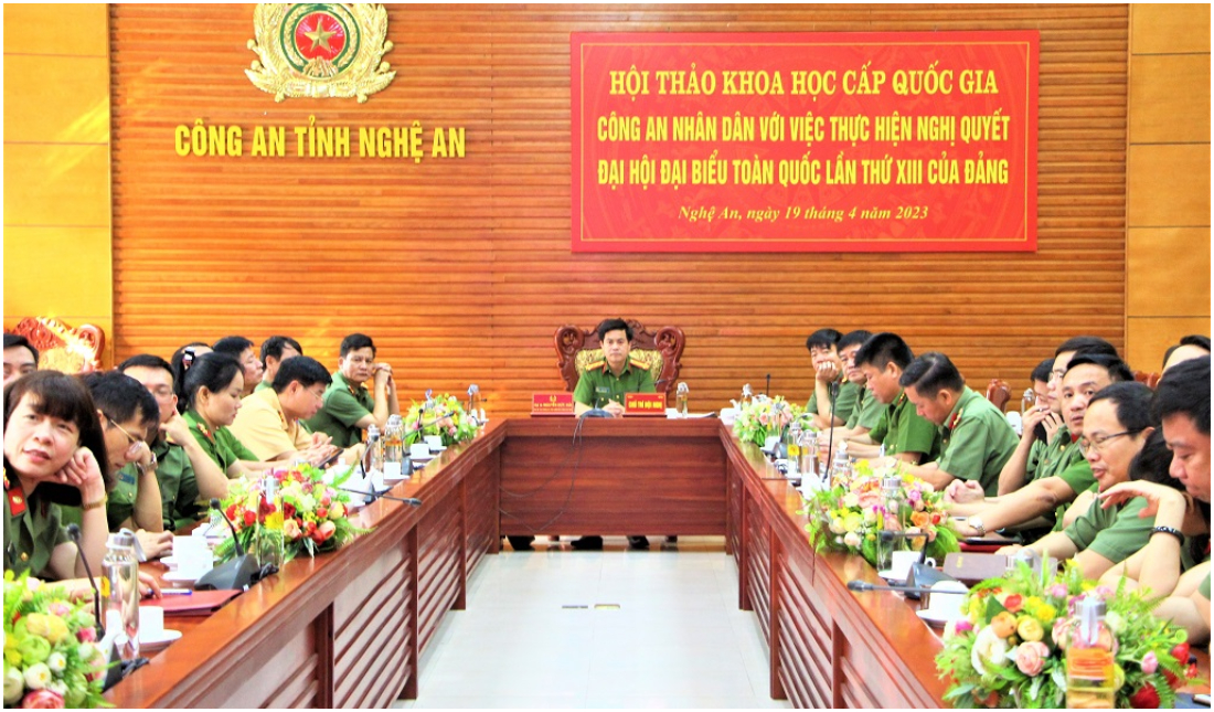 Lực lượng Công an nhân dân nỗ lực thực hiện thắng lợi Nghị quyết Đại hội XIII của Đảng