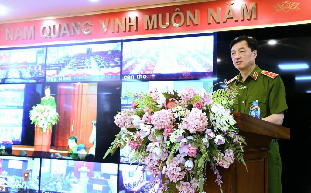Đồng chí Thứ trưởng Nguyễn Duy Ngọc phát biểu chỉ đạo Hội nghị