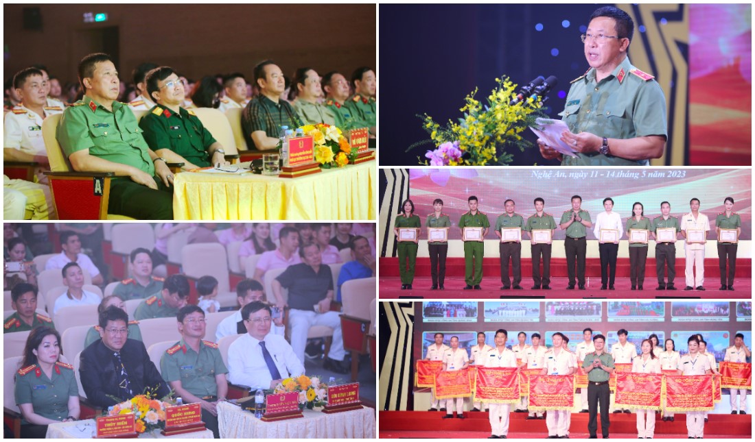 Bế mạc Liên hoan Nghệ thuật quần chúng Công an nhân dân lần thứ XII, năm 2023 - khu vực IV tại Nghệ An