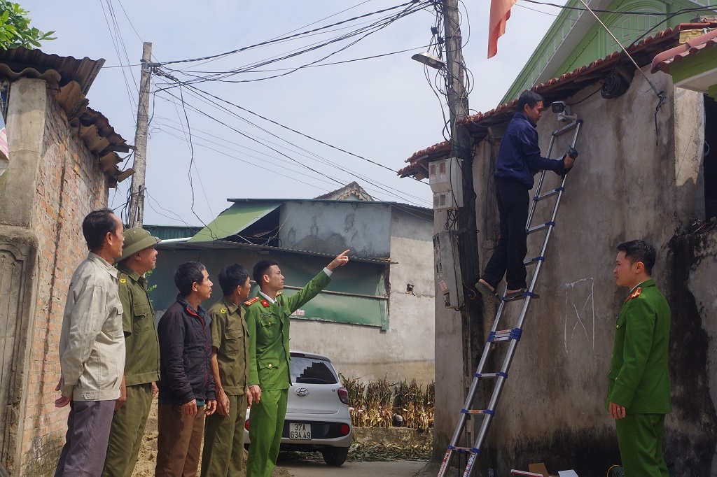 Hiệu quả mô hình “Camera an ninh cộng đồng” tại nhiều địa phương trên địa bàn Nghệ An