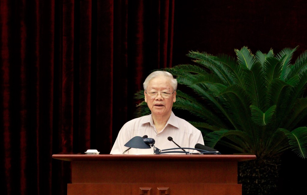 Tổng Bí thư Nguyễn Phú Trọng phát biểu kết luận Hội nghị