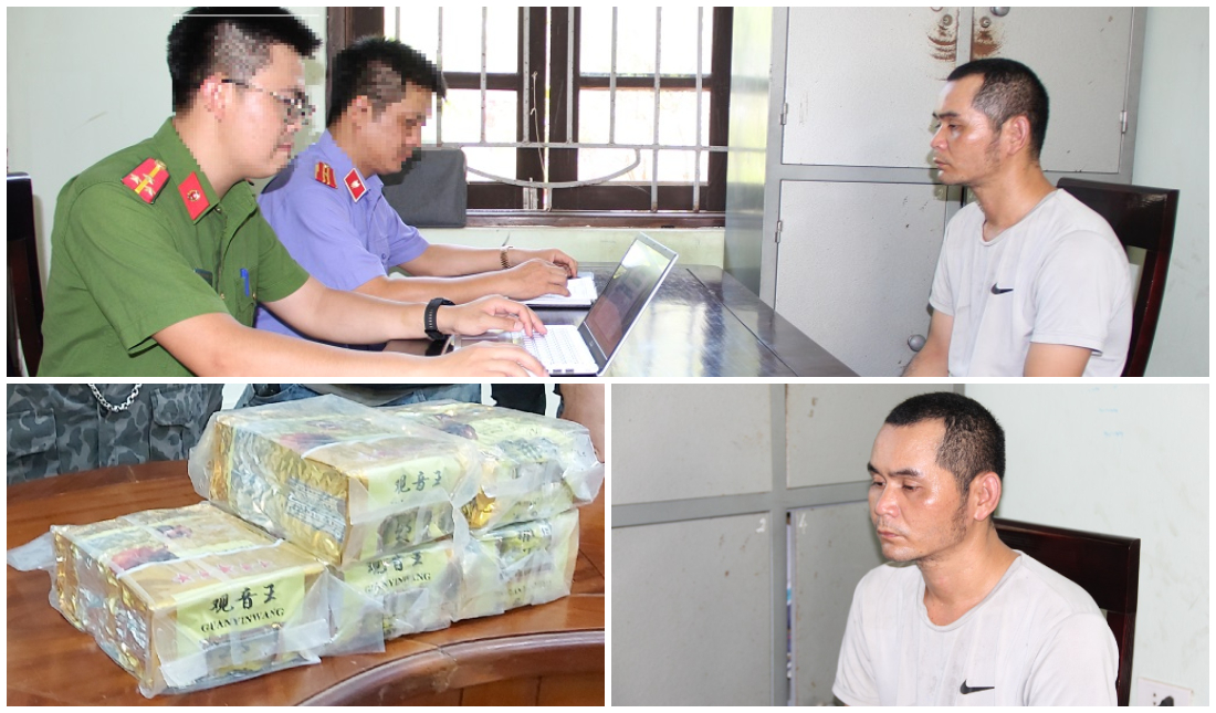 Bắt giữ đối tượng vận chuyển 05kg ma túy dùng dao chống trả lực lượng chức năng