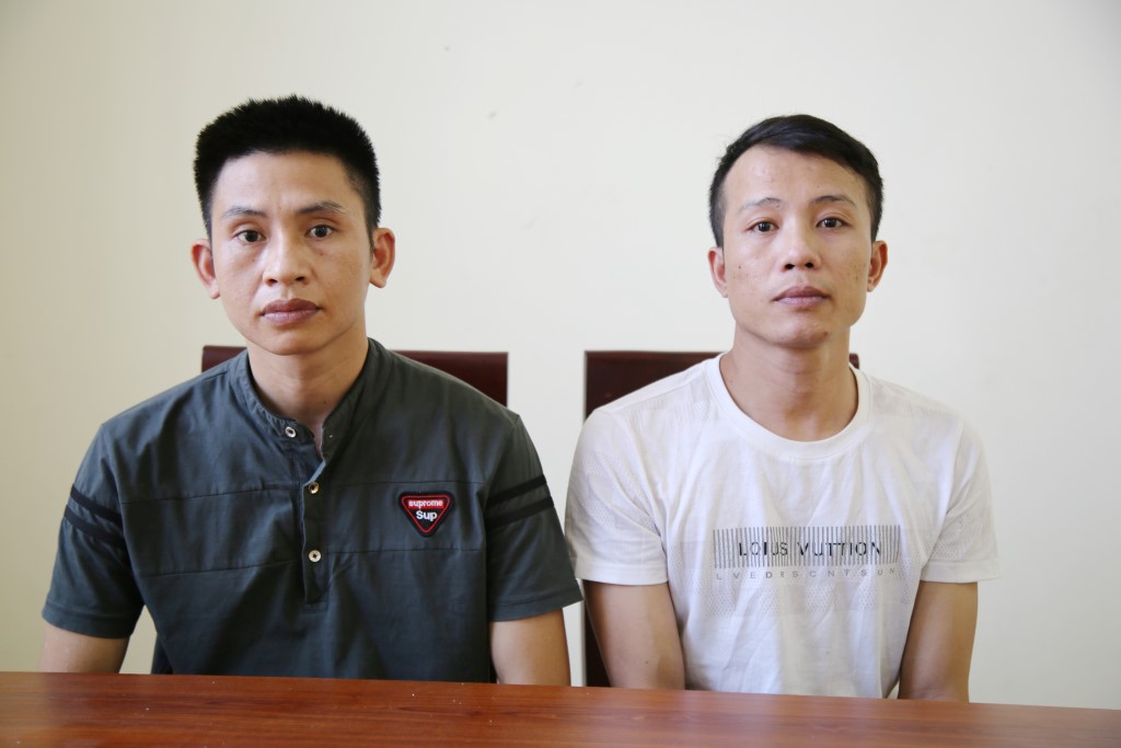 Đối tượng Võ Trọng Huy và Nguyễn Thế Tuấn