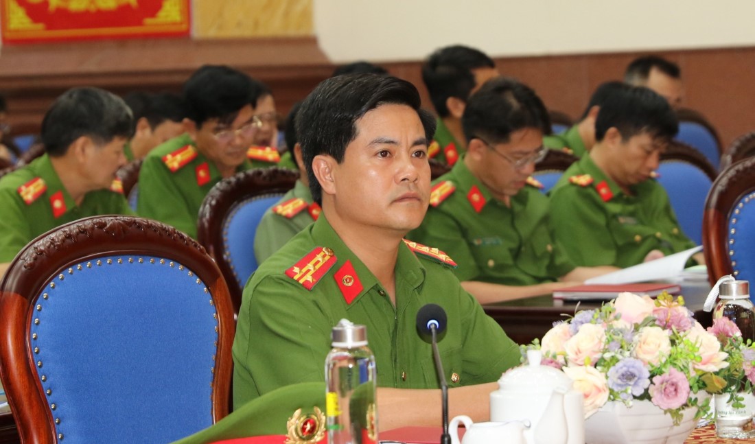 Giao ban Cơ quan Cảnh sát điều tra hai cấp 06 tháng đầu năm 2023