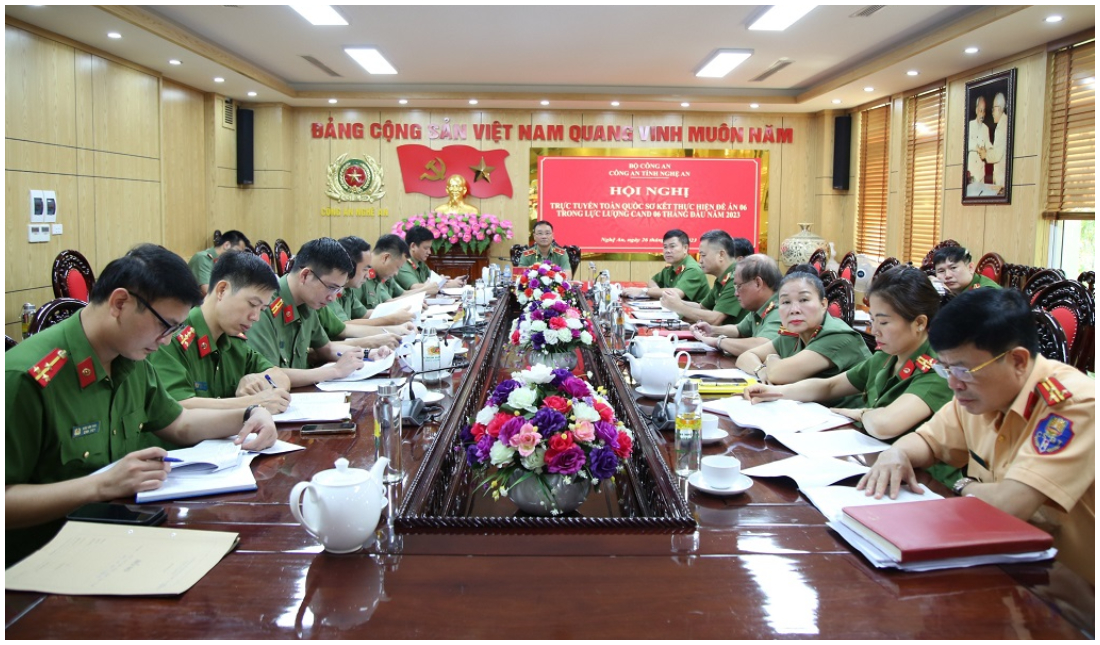 Sơ kết thực hiện Đề án 06/CP trong lực lượng Công an nhân dân 06 tháng đầu năm 2023