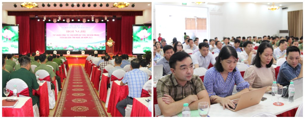 320 đại biểu tham gia tập huấn là lãnh đạo chủ chốt, cán bộ làm công tác bảo đảm an toàn, an ninh mạng tại các cơ quan, đơn vị, địa phương trên địa bàn tỉnh
