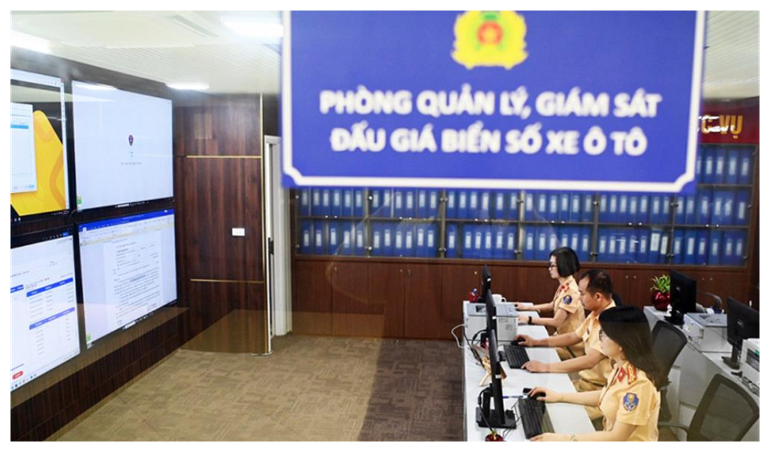Giám sát chặt chẽ toàn bộ quá trình đấu giá biển số xe ô tô