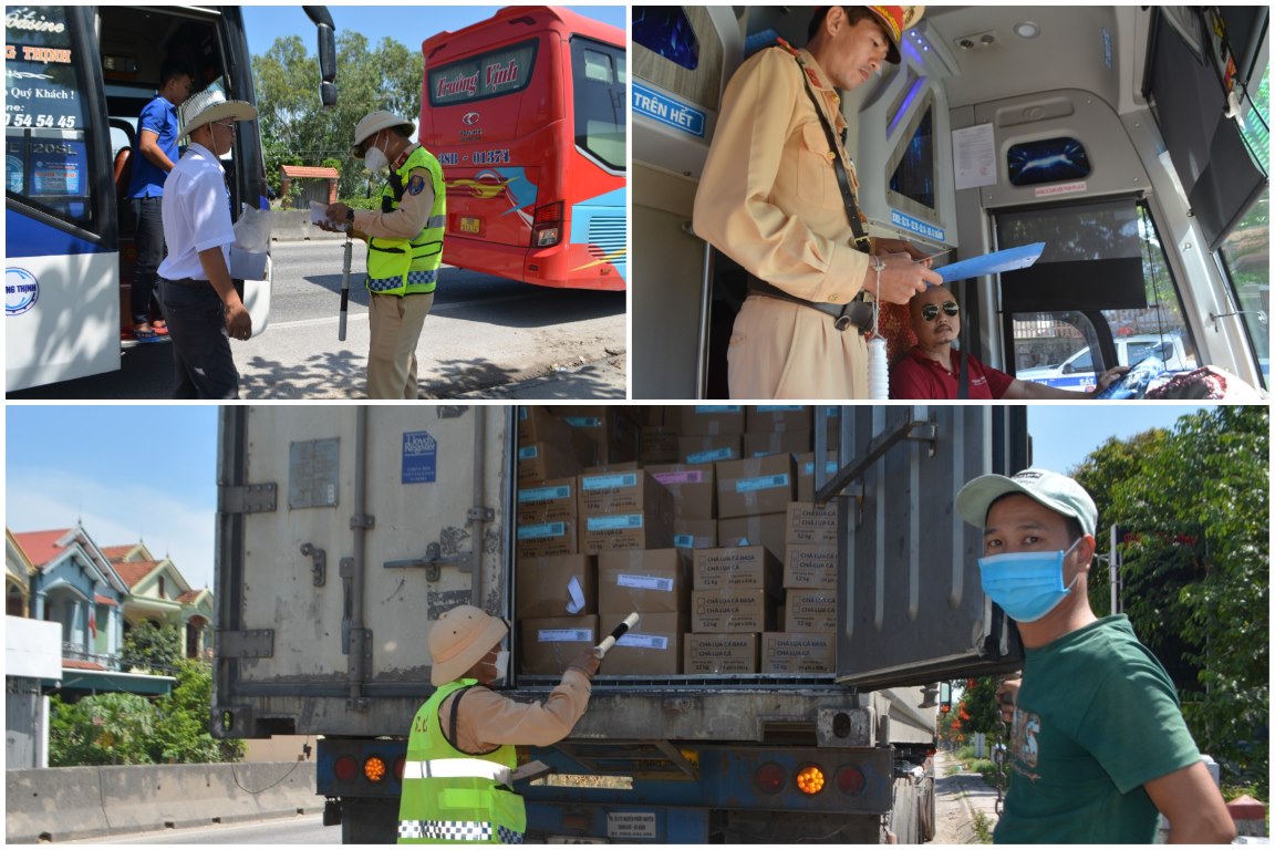 Xử lý nghiêm xe ô tô khách, xe container không đảm bảo an toàn