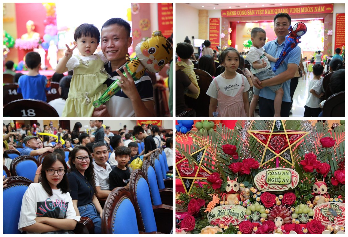 CBCS Công an tỉnh cùng gia đình vui Tết Trung thu