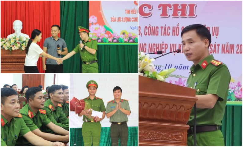 Sôi nổi hội thi tìm hiểu kiến thức về công tác nghiệp vụ cơ bản của lực lượng Cảnh sát nhân dân năm 2023