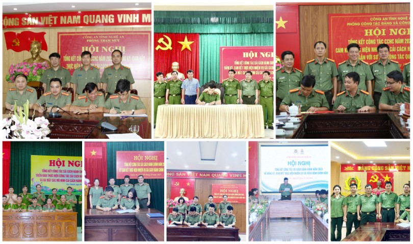Công an Nghệ An: Tập trung thực hiện công tác cải cách hành chính năm 2024