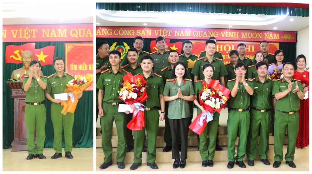 Trao thưởng 