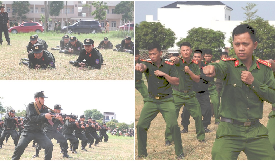 Khai giảng lớp huấn luyện lực lượng Cảnh sát cơ động
