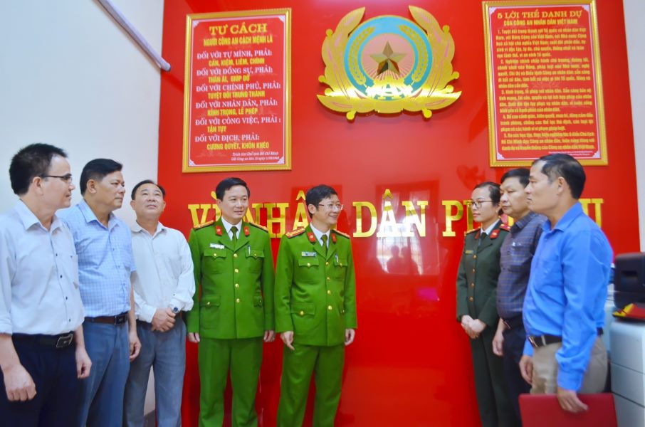 Công an huyện Đô Lương: Ra mắt 06 mô hình kiểu mẫu trong công tác cải cách hành chính