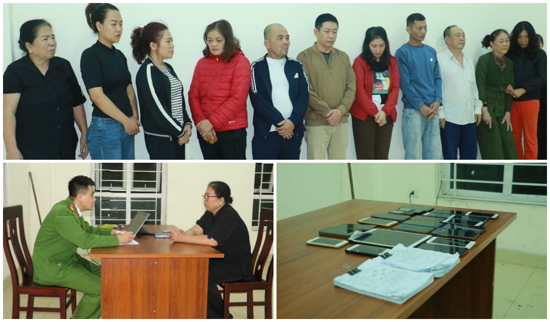 Phá đường dây đánh bạc hơn 200 tỷ đồng ngay trong ngày đầu tấn công trấn áp tội phạm dịp Tết 2024