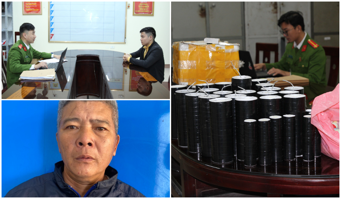 Liên tiếp bắt giữ 02 vụ sản xuất, tàng trữ pháo nổ trái phép