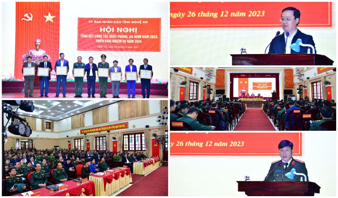 Nghệ An: Tổng kết công tác quốc phòng, an ninh năm 2023, triển khai nhiệm vụ năm 2024