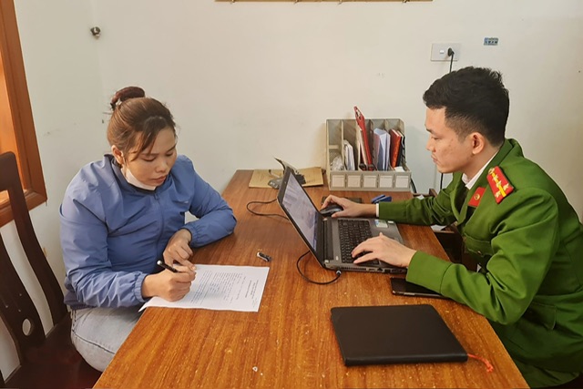 Đối tượng tại cơ quan Công an