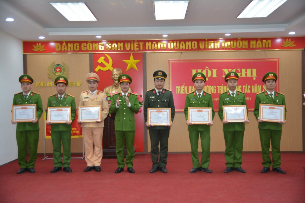 Công an huyện Quỳ Hợp triển khai chương trình công tác năm 2024