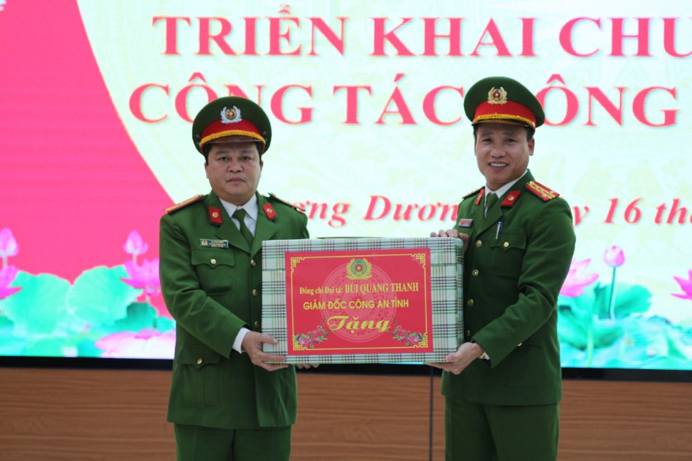 Công an huyện Tương Dương triển khai chương trình công tác năm 2024