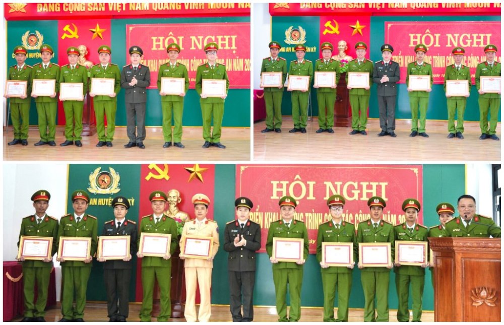 Công an huyện Tân Kỳ triển khai chương trình công tác năm 2024