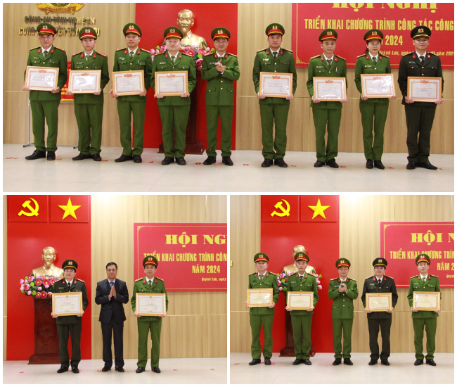 Trao thưởng cho các tập thể, cá nhân có thành tích xuất sắc trong năm 2023