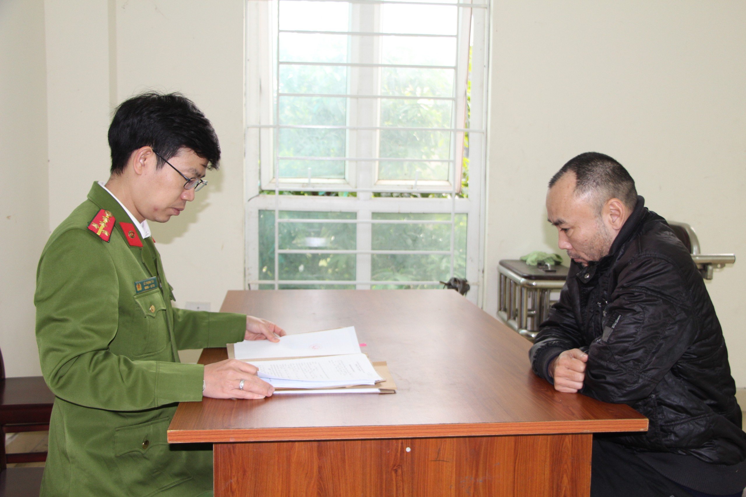 Cơ quan Công an làm việc với Nguyễn Tiến Dũng