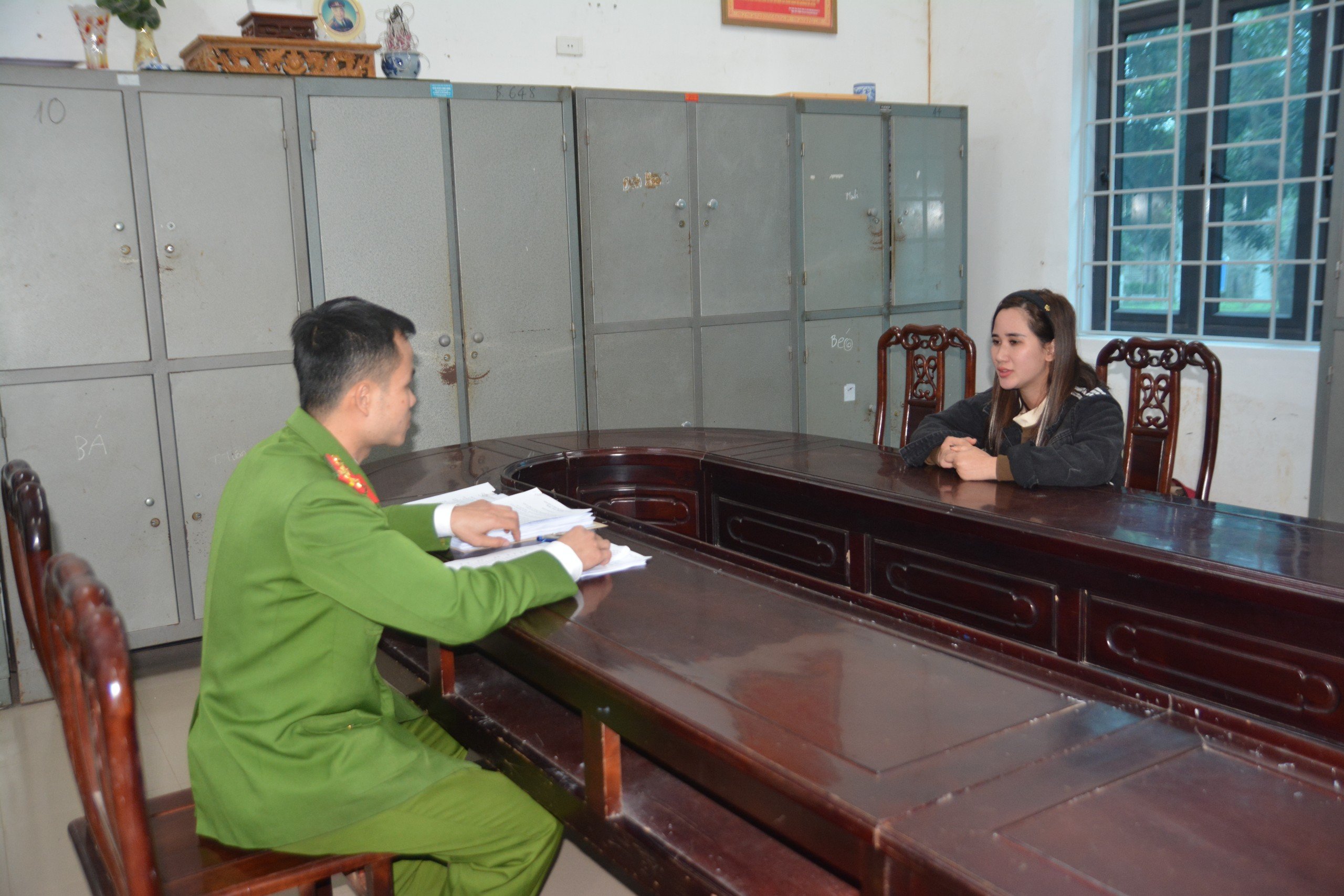 Cơ quan Công an làm việc với Đỗ Thị Bích