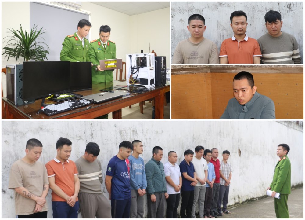 Công an Nghệ An phá đường dây đánh bạc liên tỉnh
