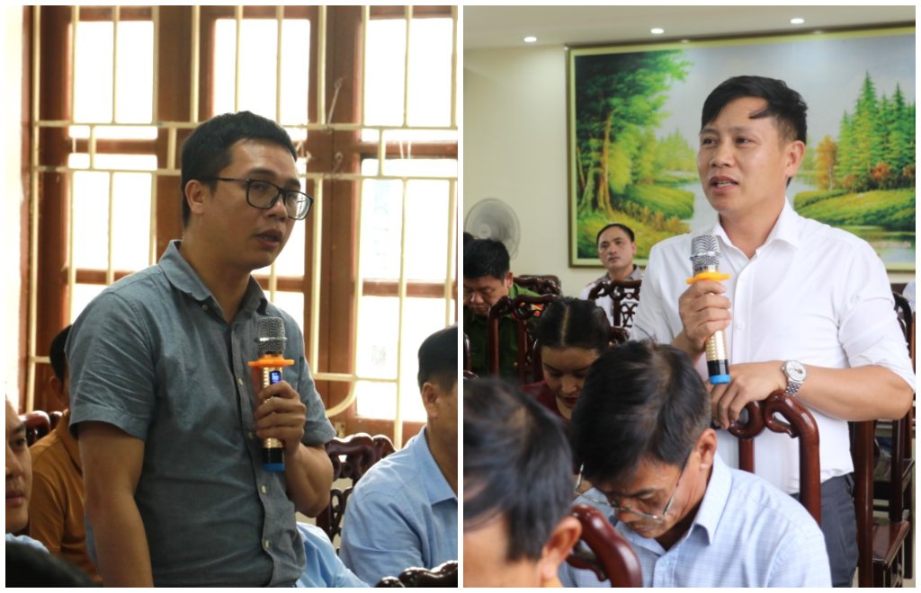 Đại diện các doanh nghiệp phát biểu ý kiến tại Hội nghị