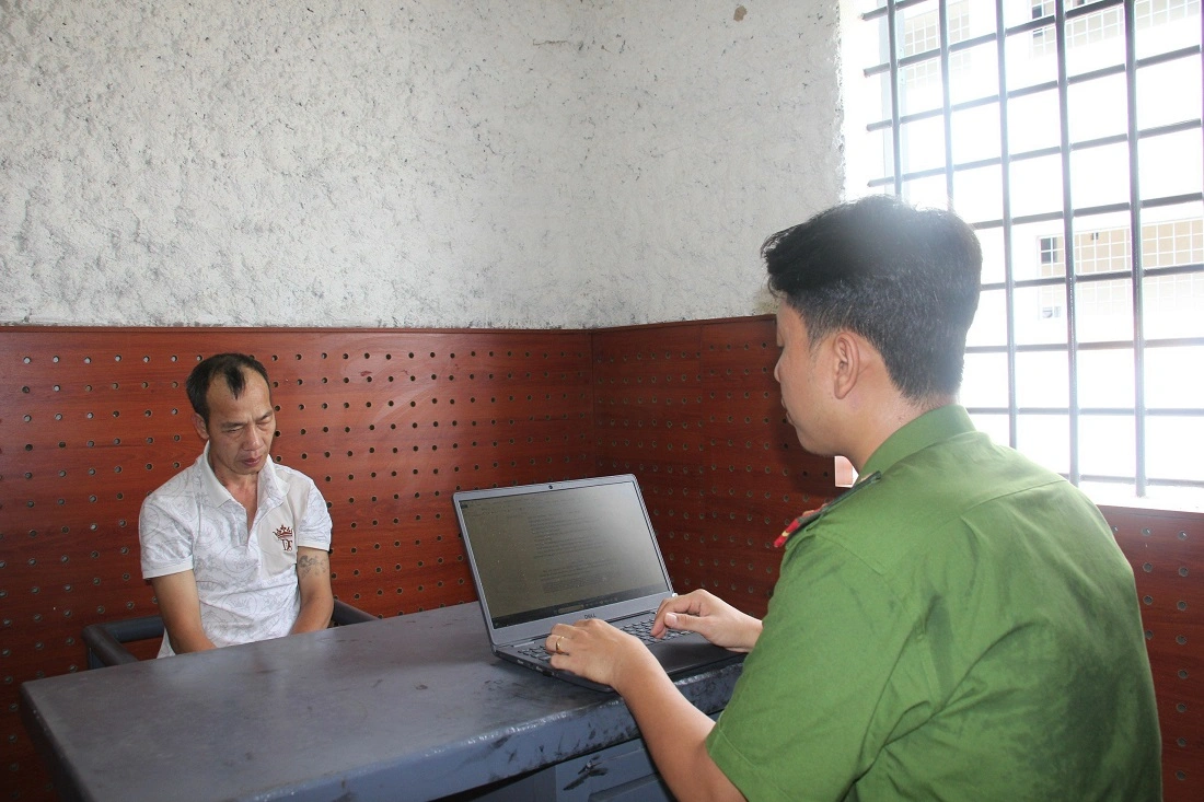 Đối tượng Lương Đức Nguyên làm việc tại cơ quan Công an