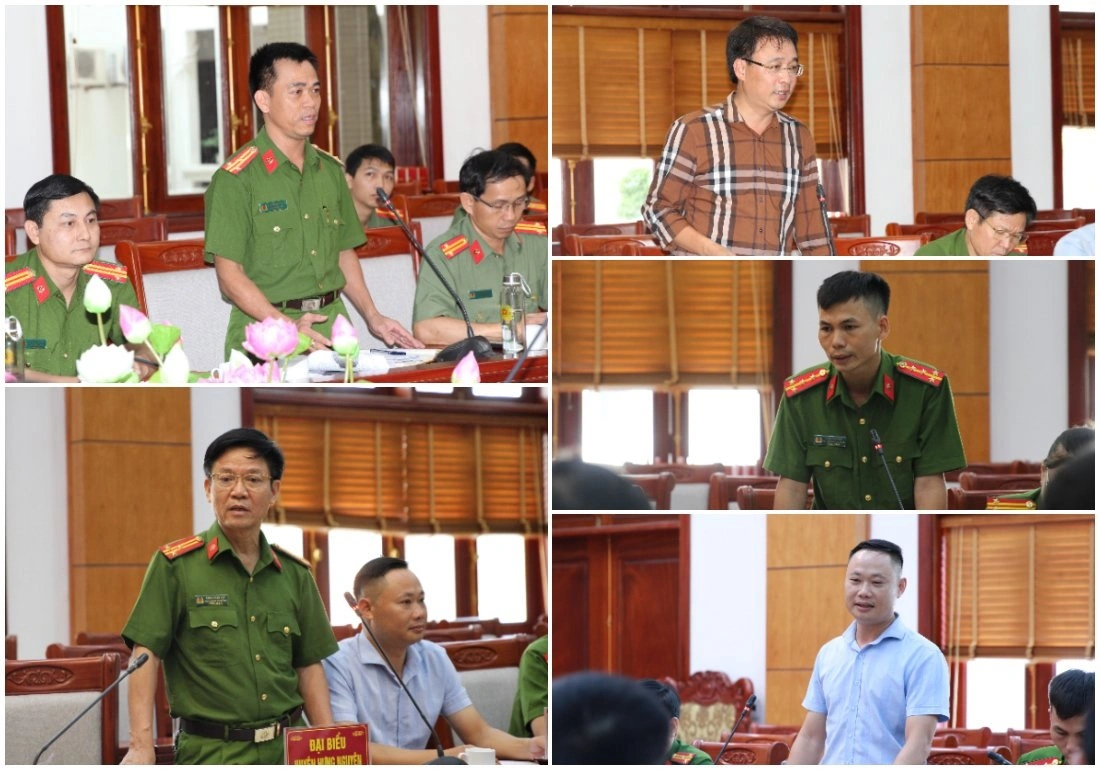 Nhiều ý kiến bàn bạc, trao đổi, kiến nghị các vấn đề liên quan đến quá trình tập luyện, tham dự Hội thi