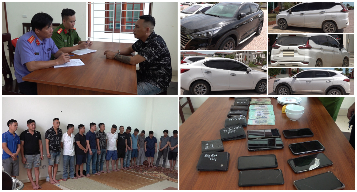 Công an Nghệ An triệt xóa sới bạc trong rừng được vận hành tinh vi với nhiều đối tượng có tiền án