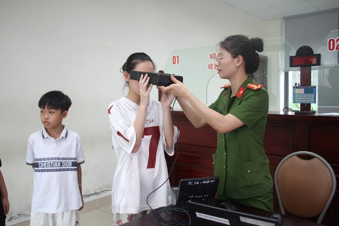 Một điểm mới của Luật Căn cước quy định là việc thu thập thông tin sinh học mống mắt khi công dân đến làm thủ tục cấp thẻ căn cước