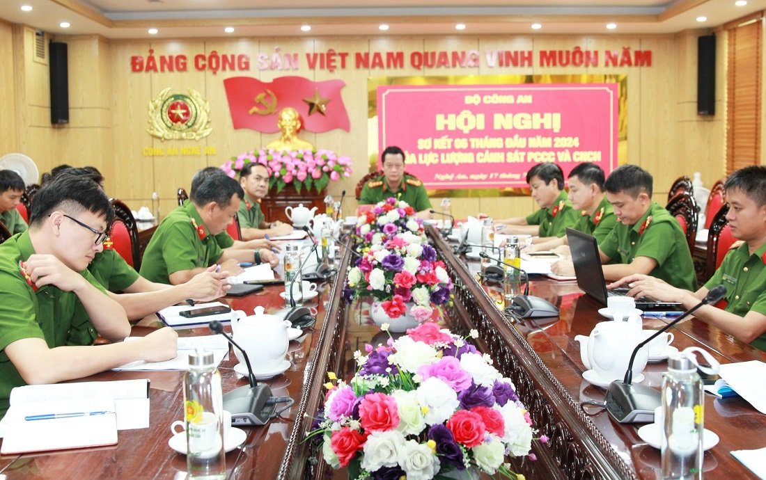Cảnh sát phòng cháy, chữa cháy và cứu nạn, cứu hộ sơ kết 06 tháng đầu năm 2024