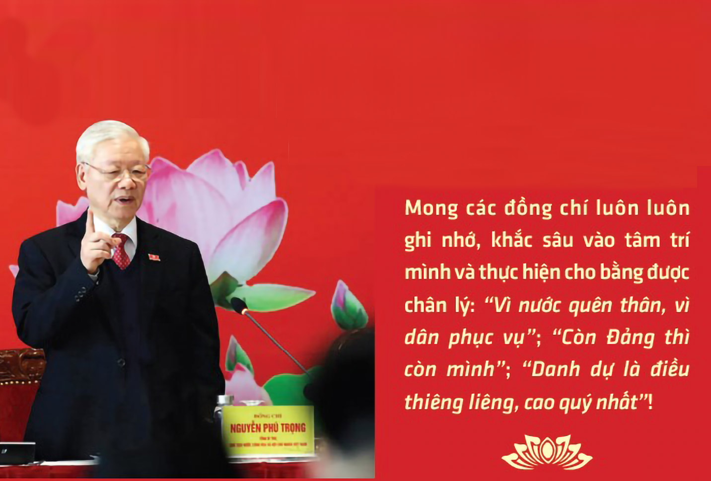DANH DỰ LÀ ĐIỀU THIÊNG LIÊNG, CAO QUÝ NHẤT