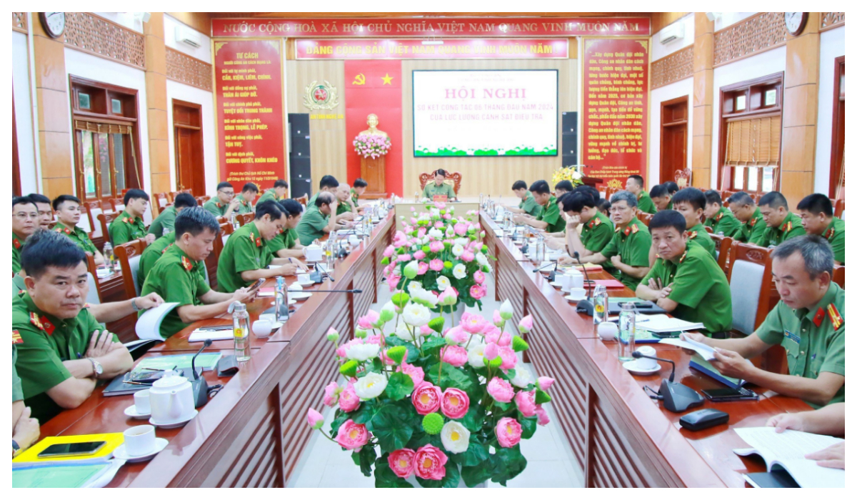 Hội nghị sơ kết công tác 06 tháng đầu năm 2024 của lực lượng Cảnh sát điều tra