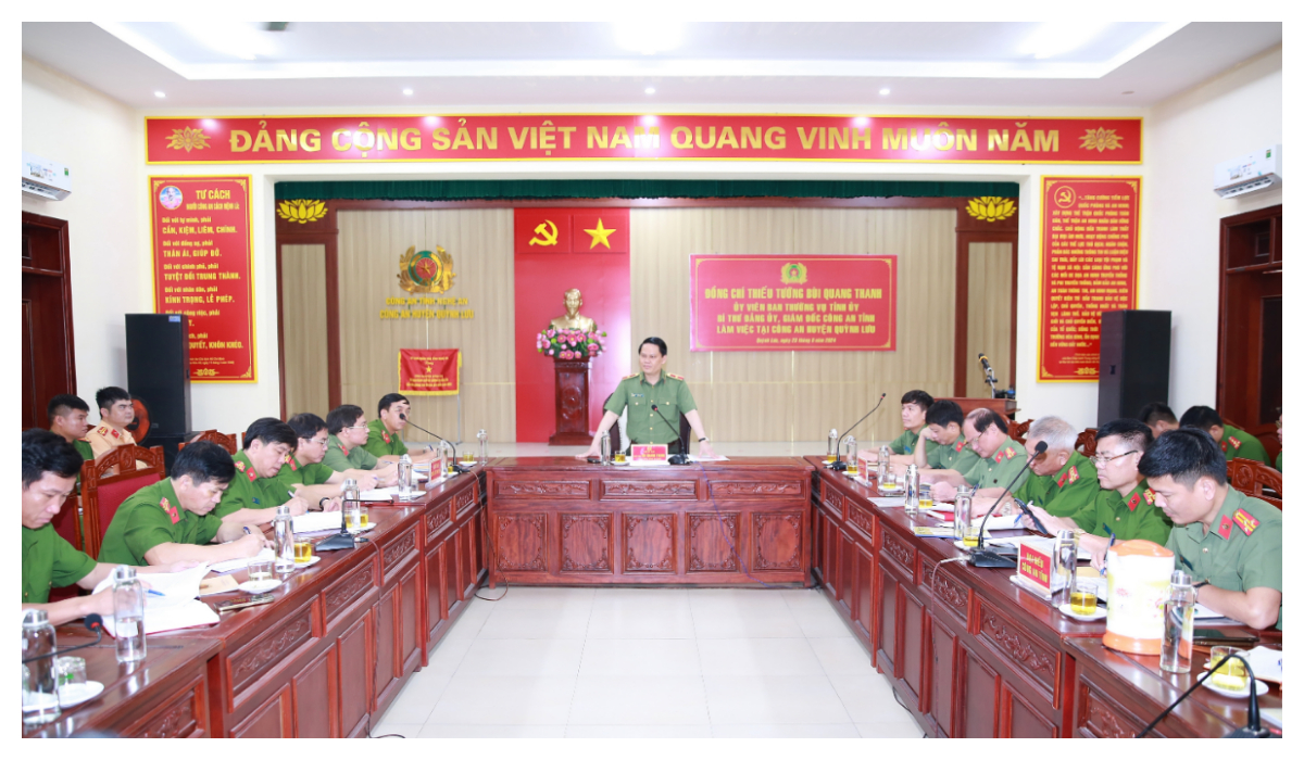 Ghi nhận sự giảm sâu về tình hình phạm pháp hình sự ở địa bàn huyện Quỳnh Lưu