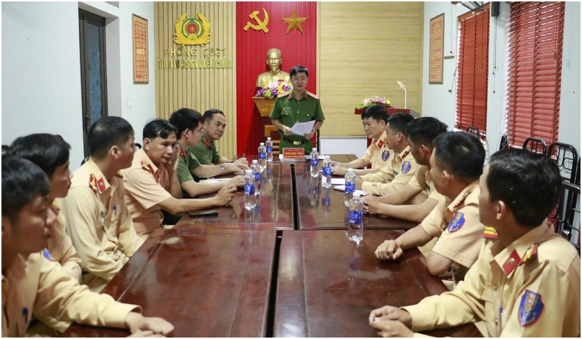 Lãnh đạo Công an tỉnh kiểm tra công tác đảm bảo ATGT dịp lễ Quốc khánh