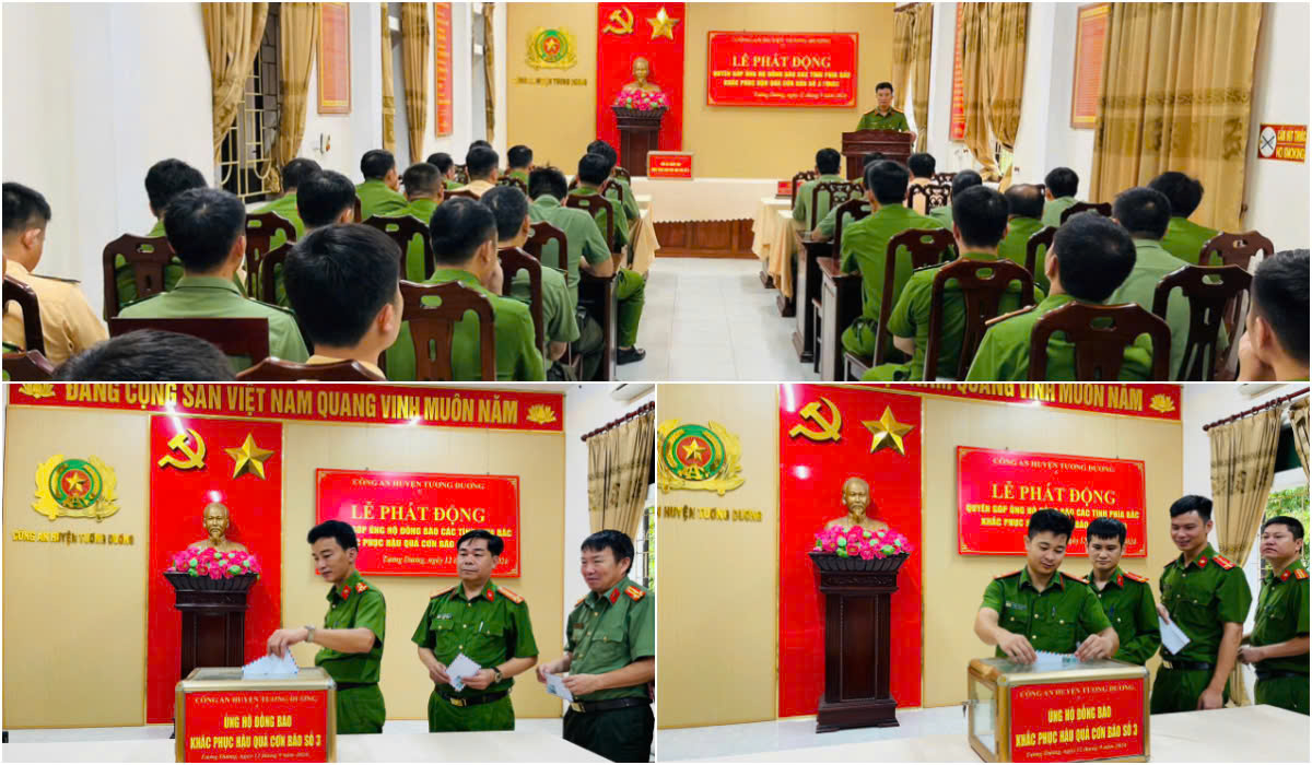 Tại Công an huyện Tương Dương