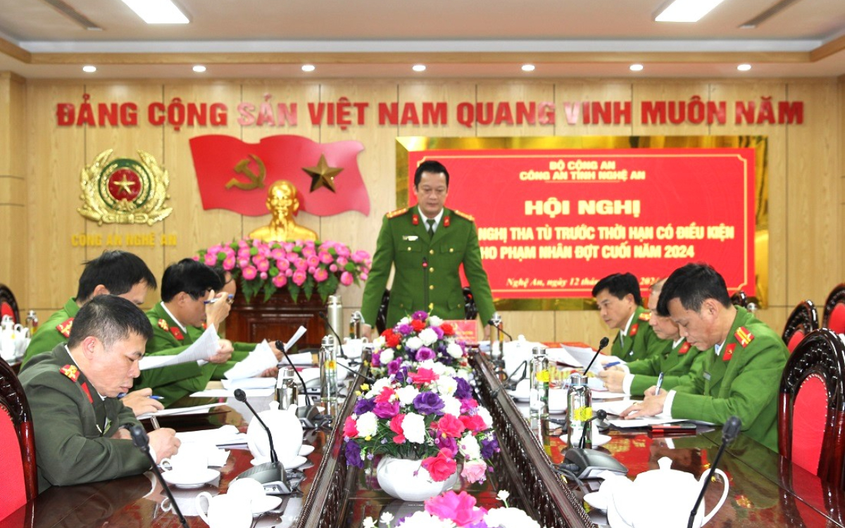 Xét, đề nghị tha tù trước thời hạn có điều kiện cho phạm nhân đợt cuối năm 2024