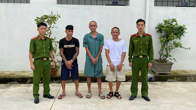 Các đối tượng tại Cơ quan Công an