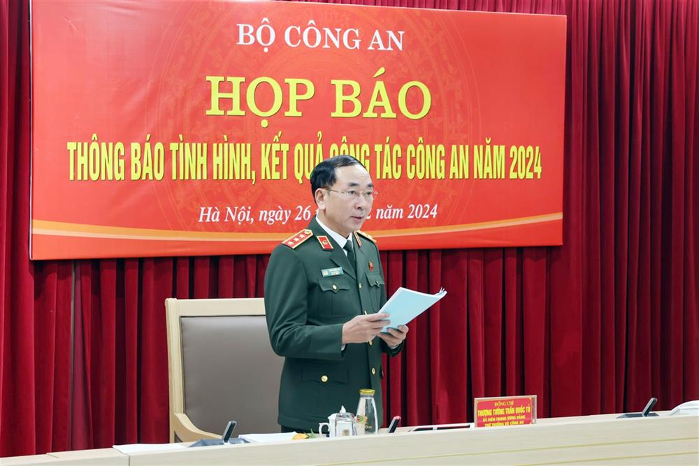 Bộ Công an thông tin về các vụ án tham nhũng, lãng phí được dư luận quan tâm